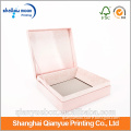 Customized paperboard foldable box with magnets closure & ribbon design